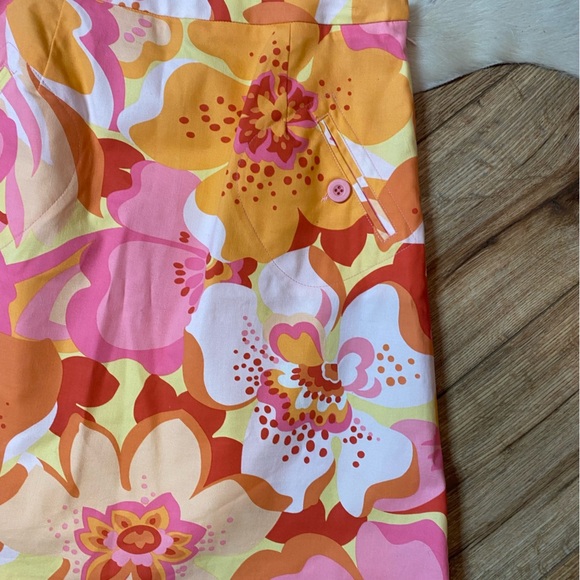 Talbots Floral Vintage Skirt above the knee - Picture 3 of 8